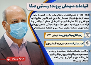 اینفوگرافیک | اتهامات متهمان پرونده رستمی‌صفا