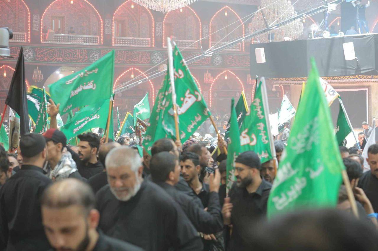 مراسم عزاداری طویریج در کربلای معلی برگزار شد