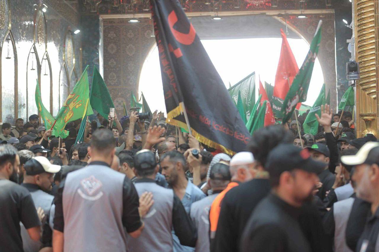 مراسم عزاداری طویریج در کربلای معلی برگزار شد