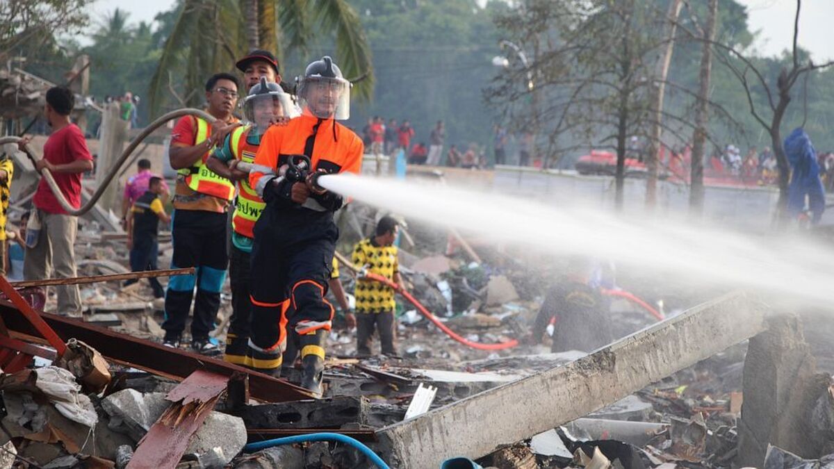 ۱۰ کشته و ده‌ها مصدوم بر اثر انفجار در تایلند
