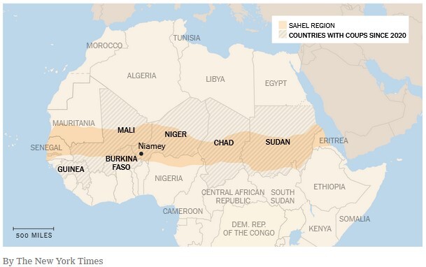 از کمربند کودتا در مرکز آفریقا چه می‌دانیم؟