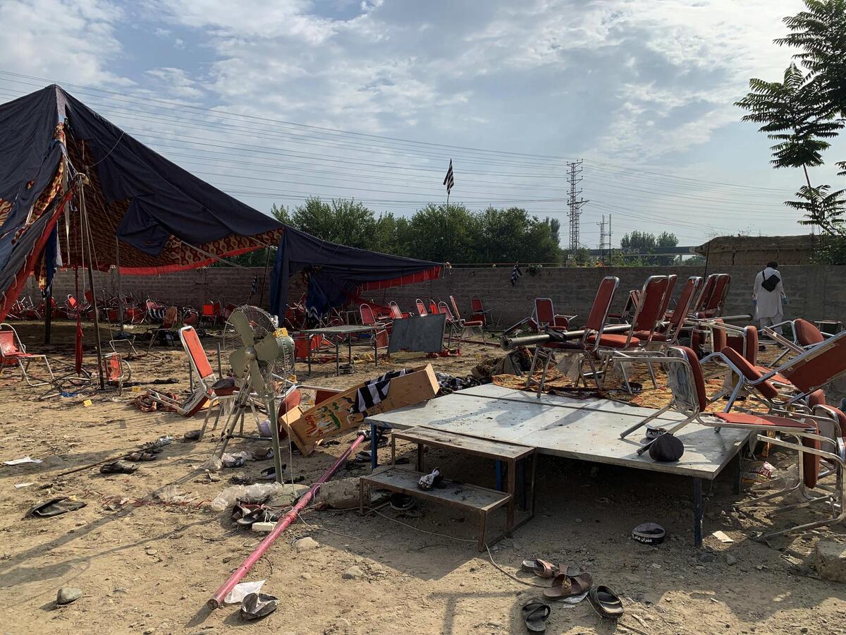 شمار قربانیان انفجار در پاکستان به ۵۴ نفر افزایش یافت