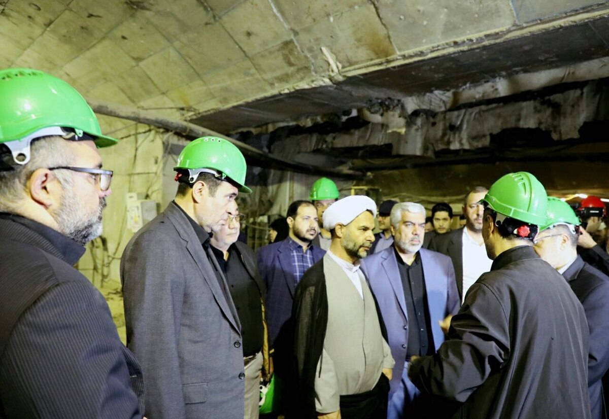 رئیس کل دادگستری استان خراسان رضوی از پروژه خط ۳ قطار شهری مشهد بازدید کرد