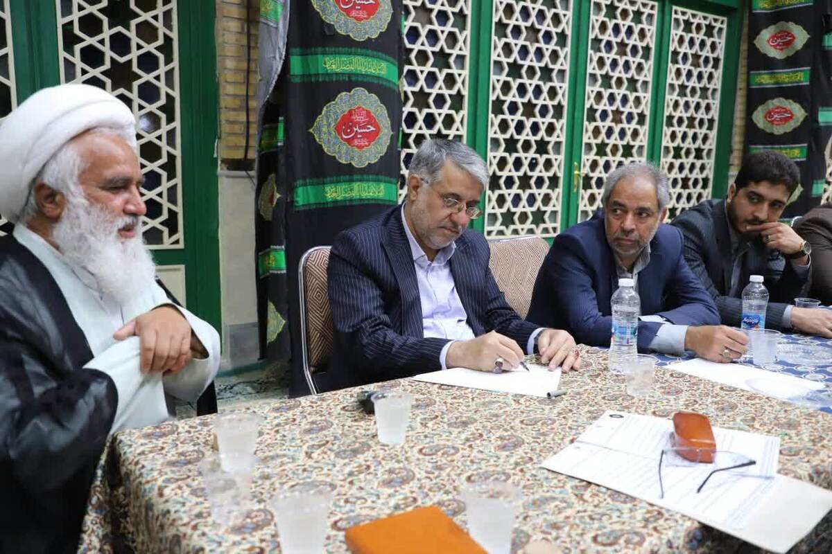 ملاقات مردمی محله محور دادگستری استان یزد در محله شاهدیه برگزار شد