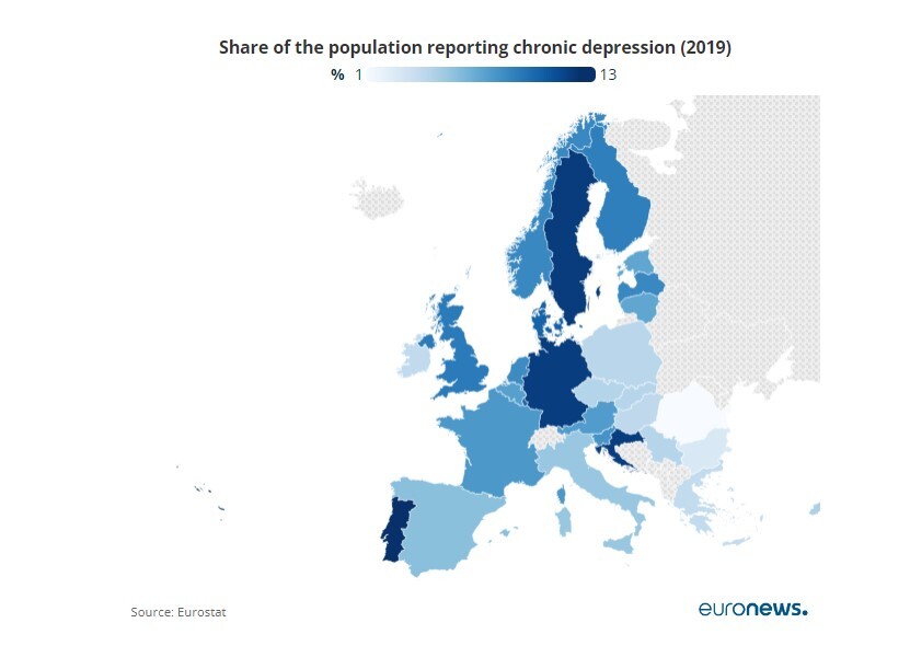 بحران سلامت روان در اروپا؛ کشور‌هایی شاد تحت سونامی مصرف دارو‌های ضد افسردگی