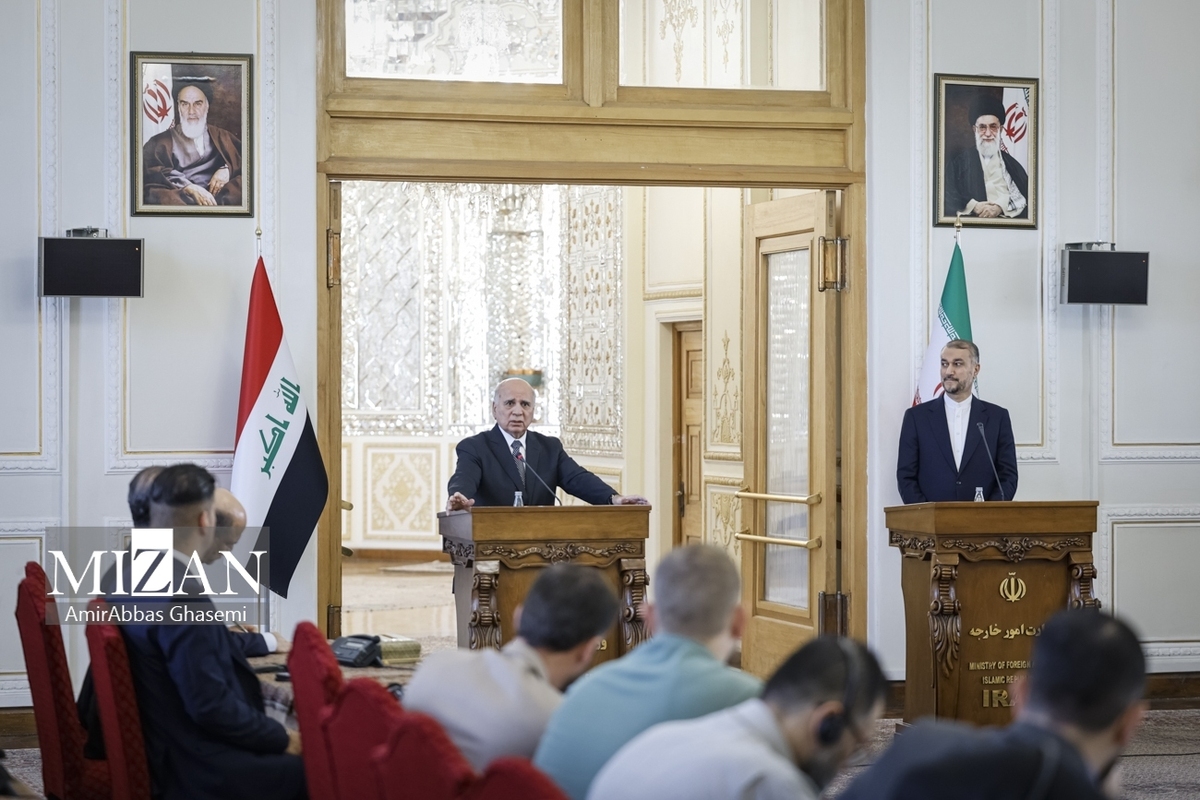 امیرعبداللهیان: تروریسم باید در چارچوب توافق امنیتی از صفحه روابط ایران و عراق زدوده شود/فواد حسین: عراق اجازه استفاده از خاک خود را علیه دیگر کشورها نمی‌دهد