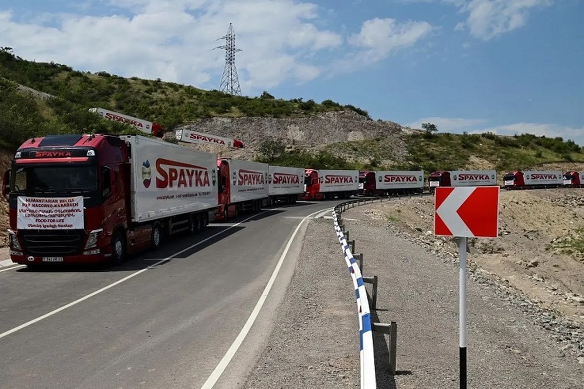 ورود کمک‌های بشردوستانه به قره‌باغ