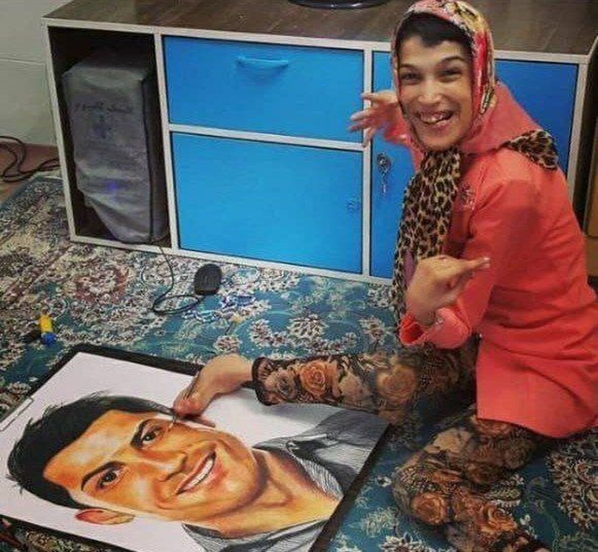 هوادار خاصِ پرسپولیس به آرزویش رسید + عکس