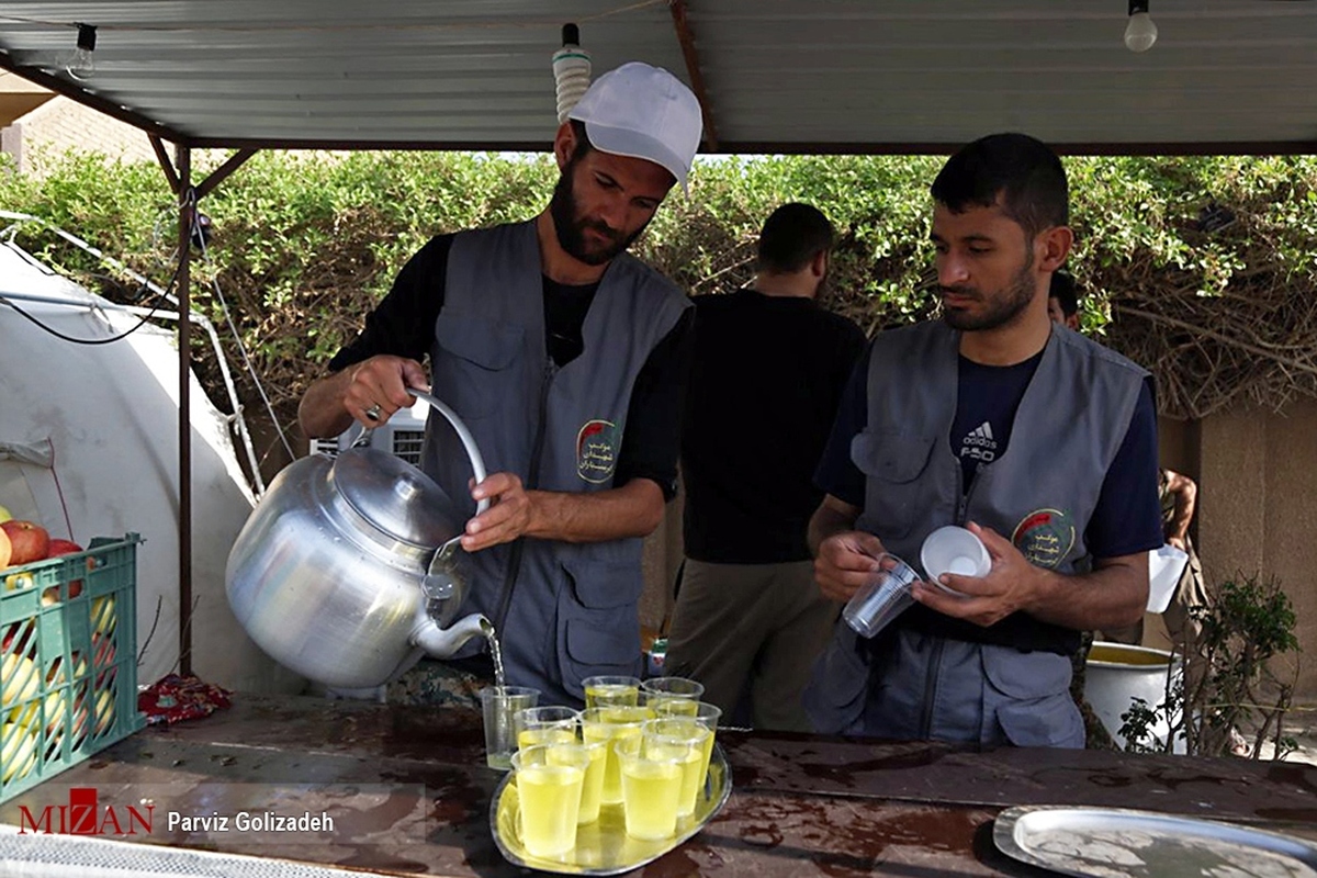 ۴۶ موکب پذیرایی در میدان آزادی آماده خدمت‌رسانی در اجتماع اربعینی‌ها