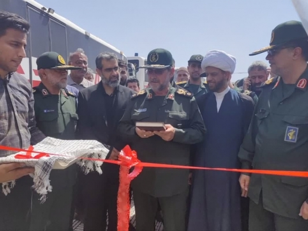 افتتاح دو بیمارستان صحرایی در مرز شلمچه و شهر کربلا توسط نیروی دریایی سپاه