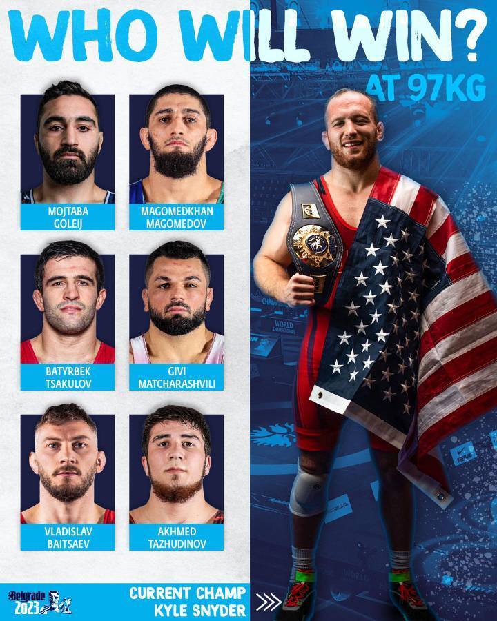 اتحادیه جهانی کشتی: چه کسی می‌تواند مانع کسب چهارمین طلای جهانی اسنایدر شود؟/ گلیج به دنبال جبران گذشته