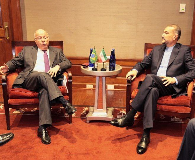 دیدار امیرعبداللهیان با وزرای خارجه روسیه، برزیل، ویتنام و کرهجنوبی/ نشستهای آستانه و وزرای مجمع تمدنهای کهن به میزبانی ایران برگزار شد دیدار امیرعبداللهیان با وزرای خارجه روسیه، برزیل، ویتنام و کرهجنوبی/ نشستهای آستانه و وزرای مجمع تمدنهای کهن به میزبانی ایران برگزار شد