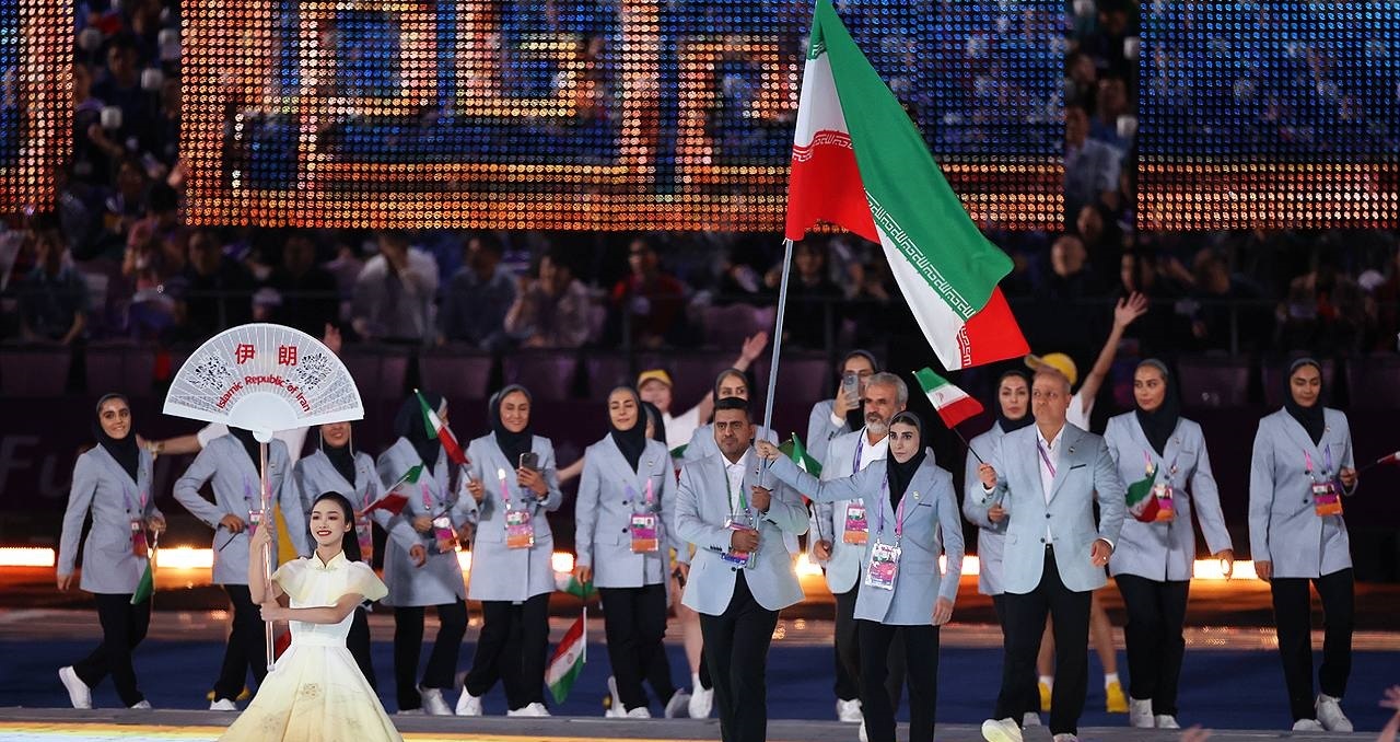 بازی‌های آسیایی هانگژو| کاروان ورزشی شهید حججی رژه رفت + عکس و فیلم