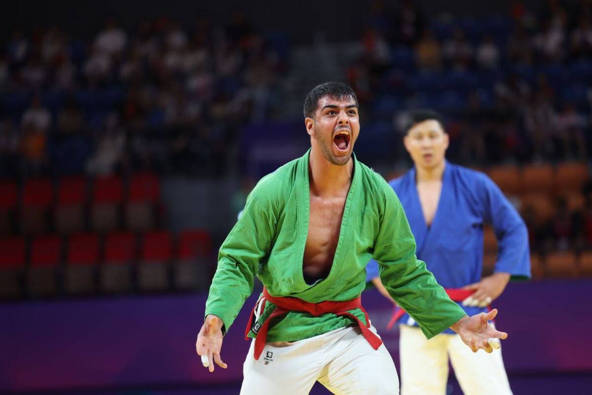 بازی‌های آسیایی هانگژو| آذرنگ، مرد طلایی کوراش ایران شد
