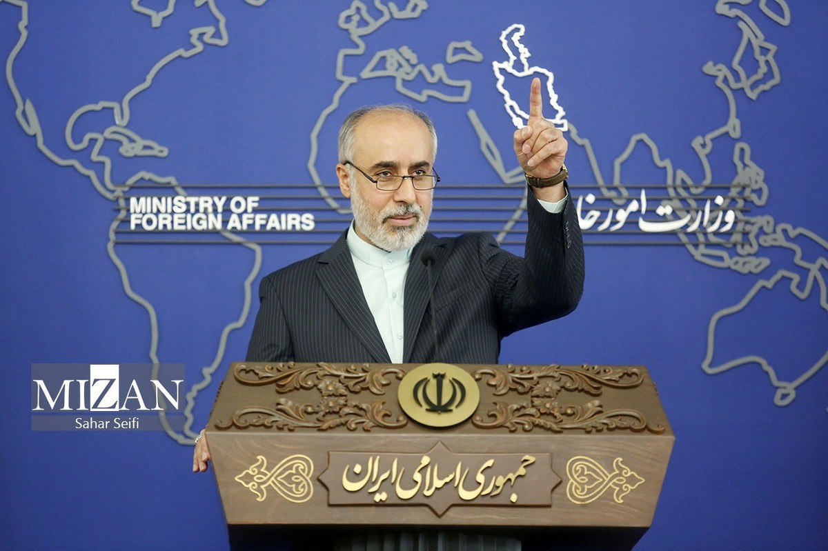 کنعانی: ایران به روند مذاکره درباره برجام پایبند است/مخالفت با تغییر مرزهای بین‌المللی/تکذیب هرگونه مذاکره مستقیم با آمریکا