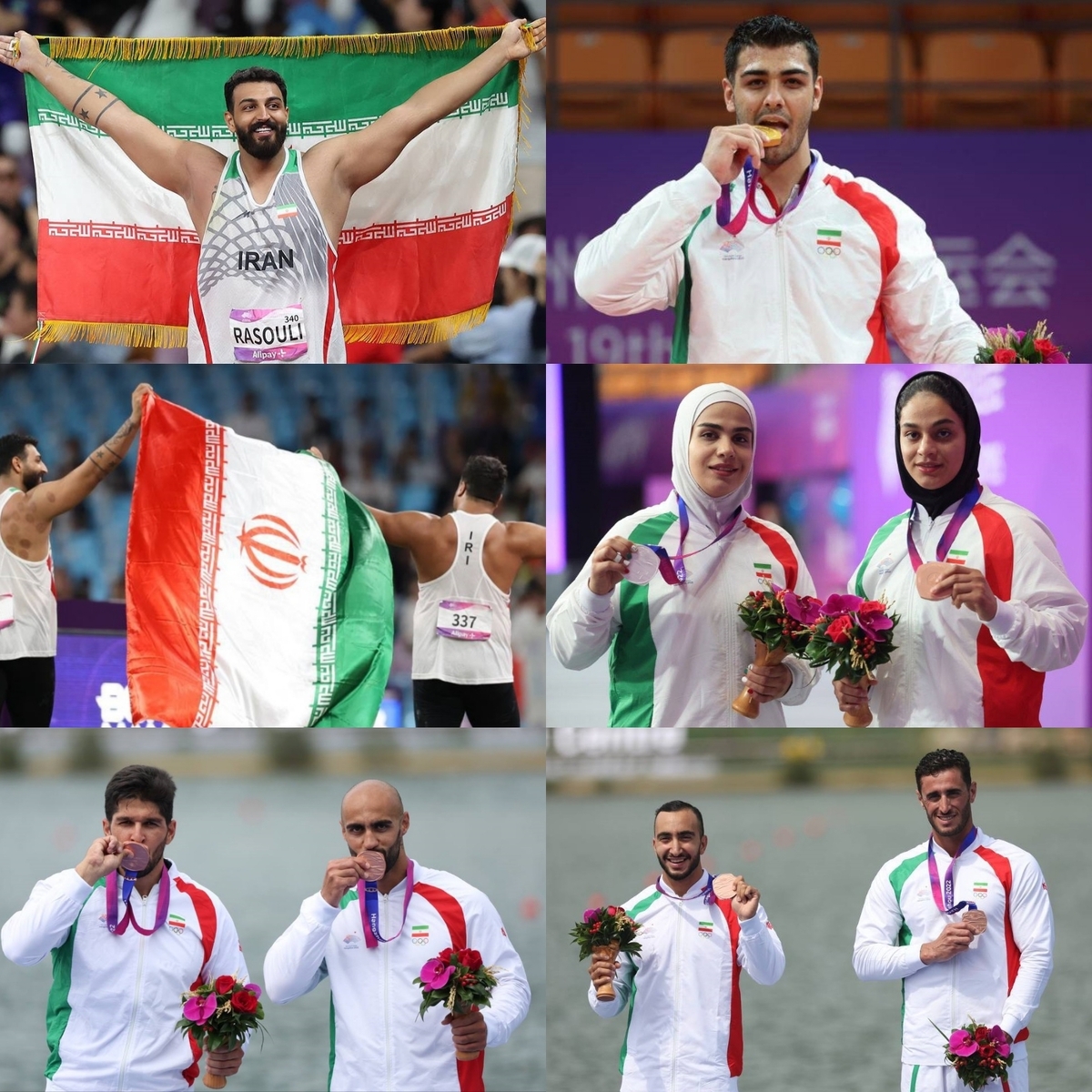 بازی‌های آسیایی هانگژو| روز نهم با طلا و نقره پرتاب دیسک و درخشش کوراش/ از ۲ برنز قایقرانی تا پیروزی کبدی