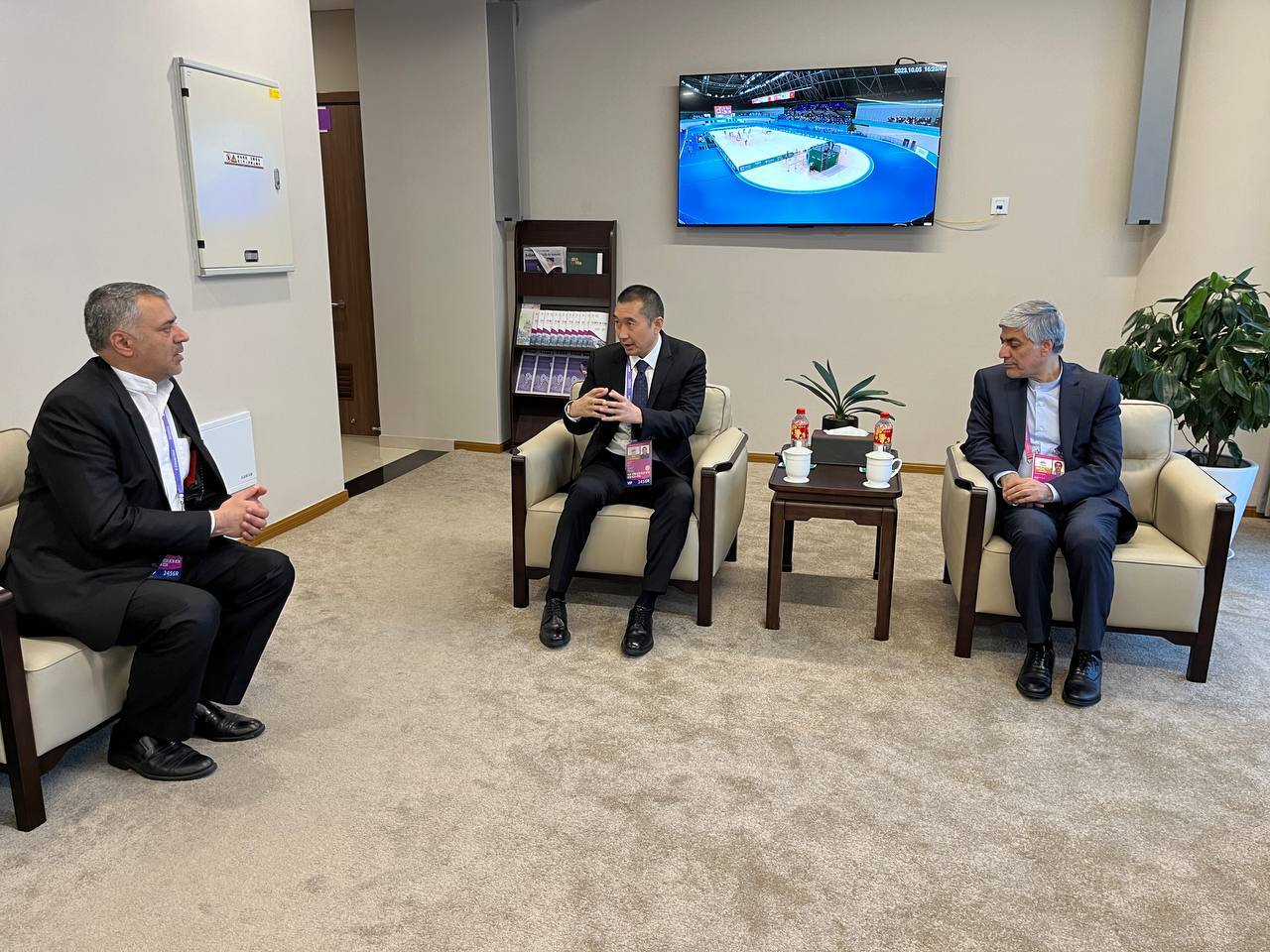 دیدار وزیر ورزش و جوانان با رئیس فدراسیون اسکیت آسیا/ هاشمی: تاکید ما توسعه اسکیت در ایران است