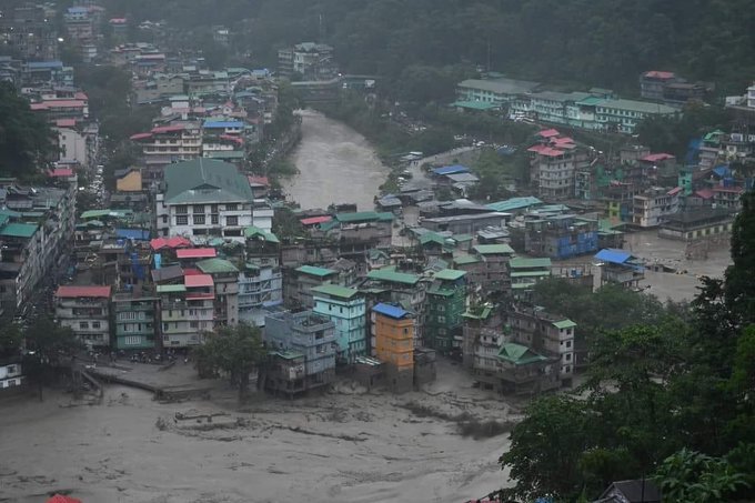 سیل در هند با ۴۰ کشته و ۱۰۲ مفقودی