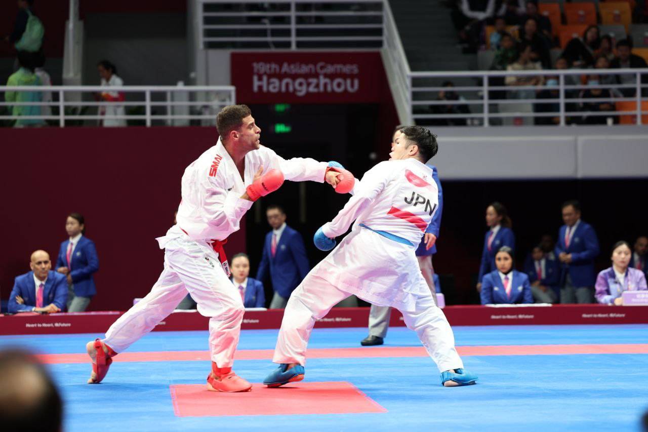 بازی‌های آسیایی هانگژو| شروع روز چهاردهم با پیروزی آزادکاران و حذف خدابخشی در کاراته 