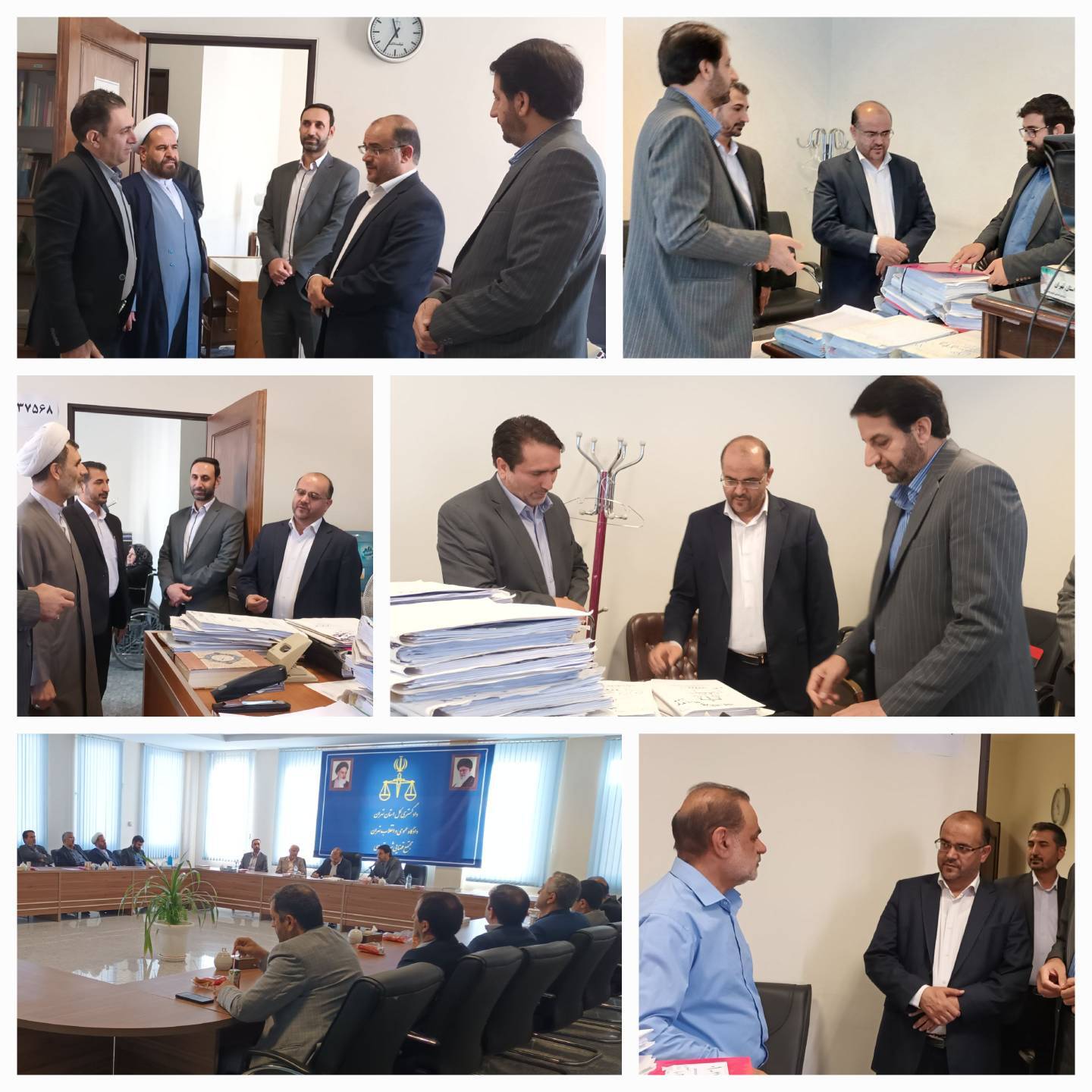 رئیس کل دادگاه‌های عمومی و انقلاب تهران از مجتمع قضایی شهید قدوسی بازدید کرد 