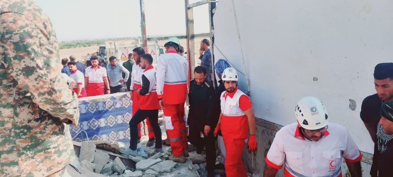 انفجار گاز یک منزل روستایی در سوسنگرد جان ۷ نفر را گرفت/ اعزام ۴ تیم امدادی هلال احمر