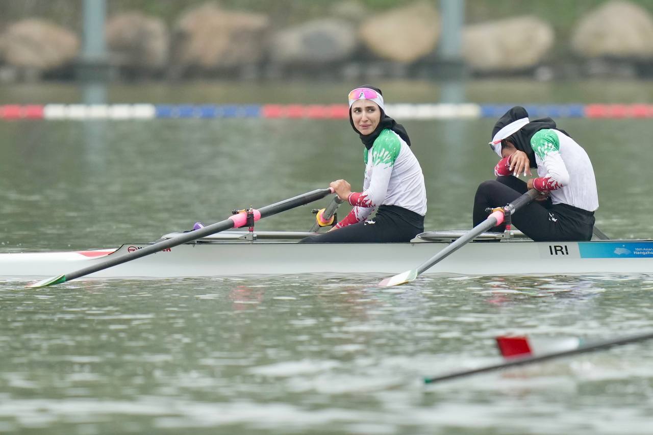 بازیهای آسیایی هانگژو| قایقرانی چراغ اول را روشن کرد/ روئینگ ۲ نفره بانوان نقرهای شد + عکس بازیهای آسیایی هانگژو| قایقرانی چراغ اول را روشن کرد/ روئینگ ۲ نفره بانوان نقرهای شد + عکس