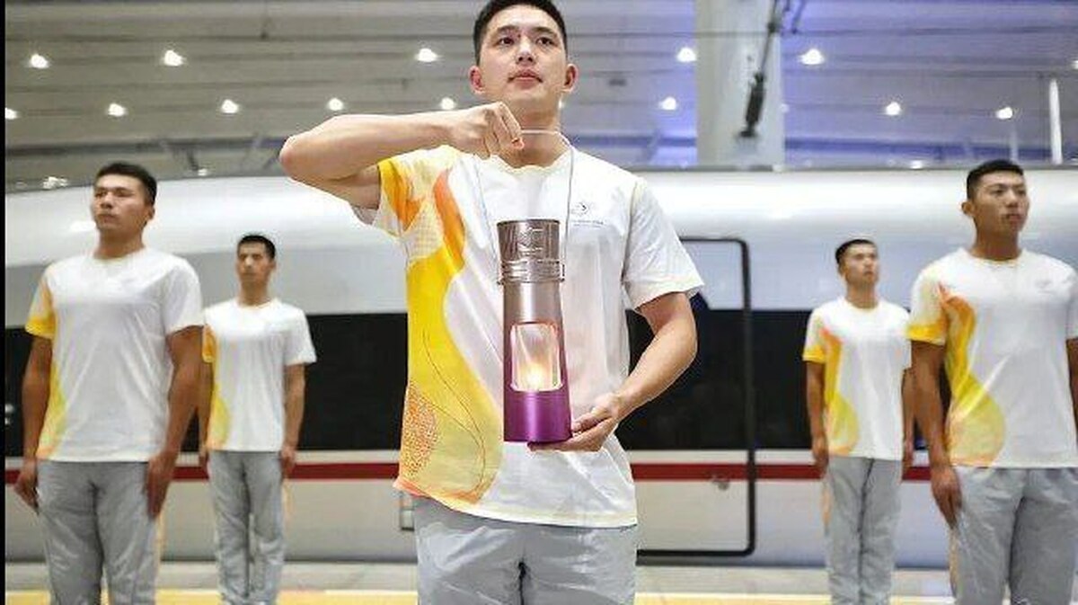 مشعل چهارمین دوره بازی‌های پاراآسیایی هانگژو ۲۰۲۲ روشن شد 