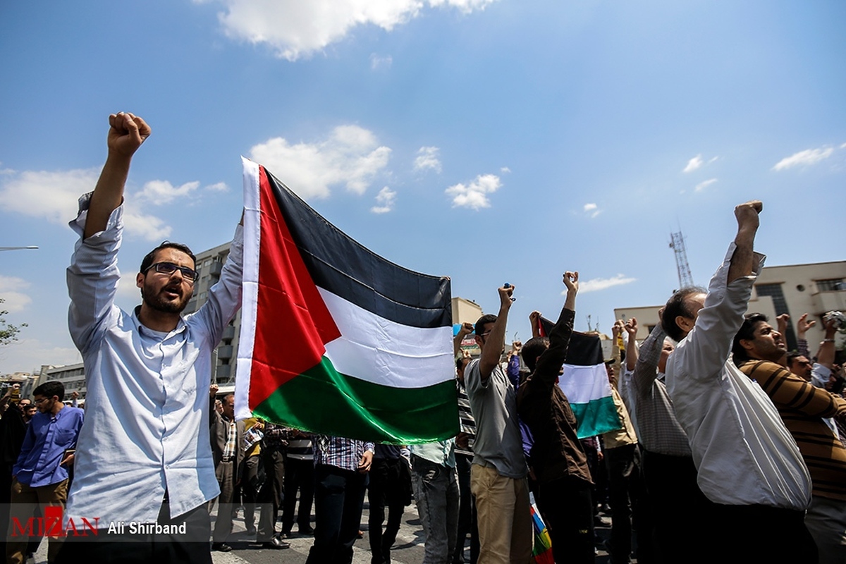 تجمع مردم تهران در محکومیت جنایات رژیم صهیونیستی