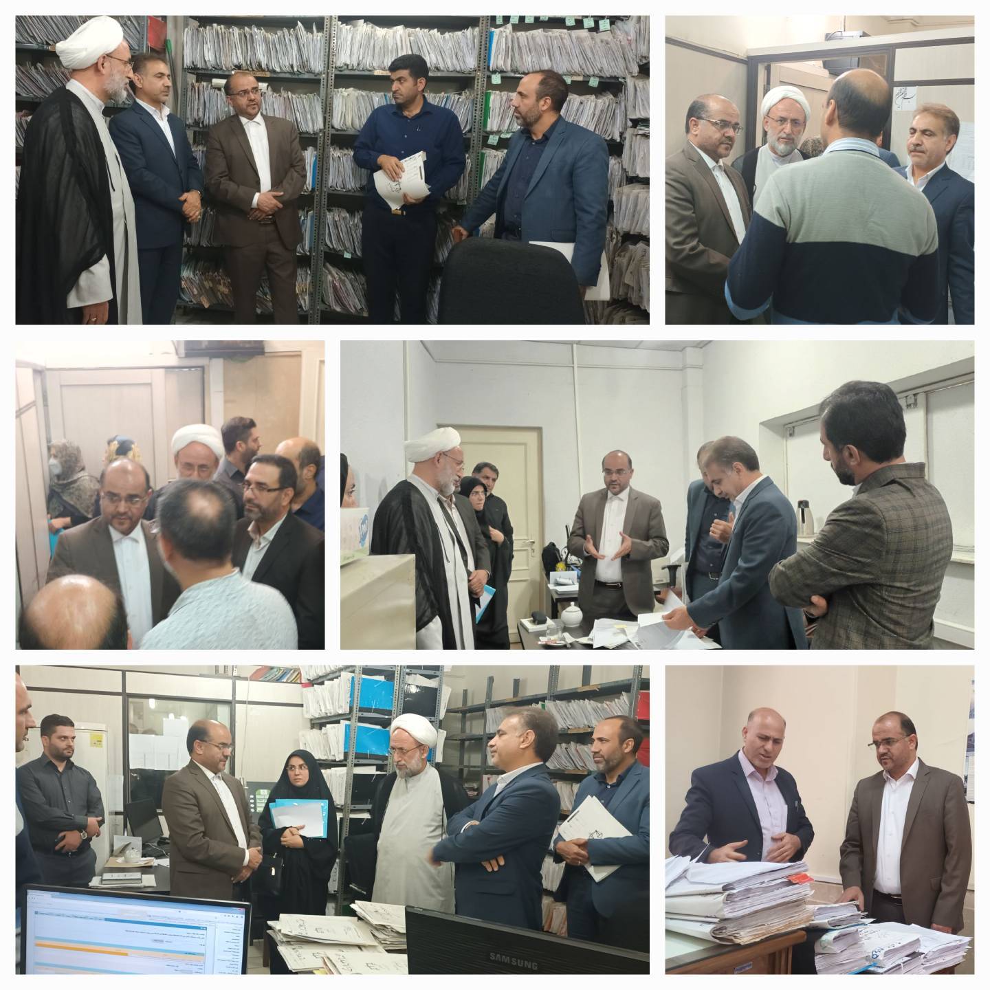 رئیس کل دادگاه‌های عمومی و انقلاب تهران از مجتمع قضایی بعثت بازدید کرد