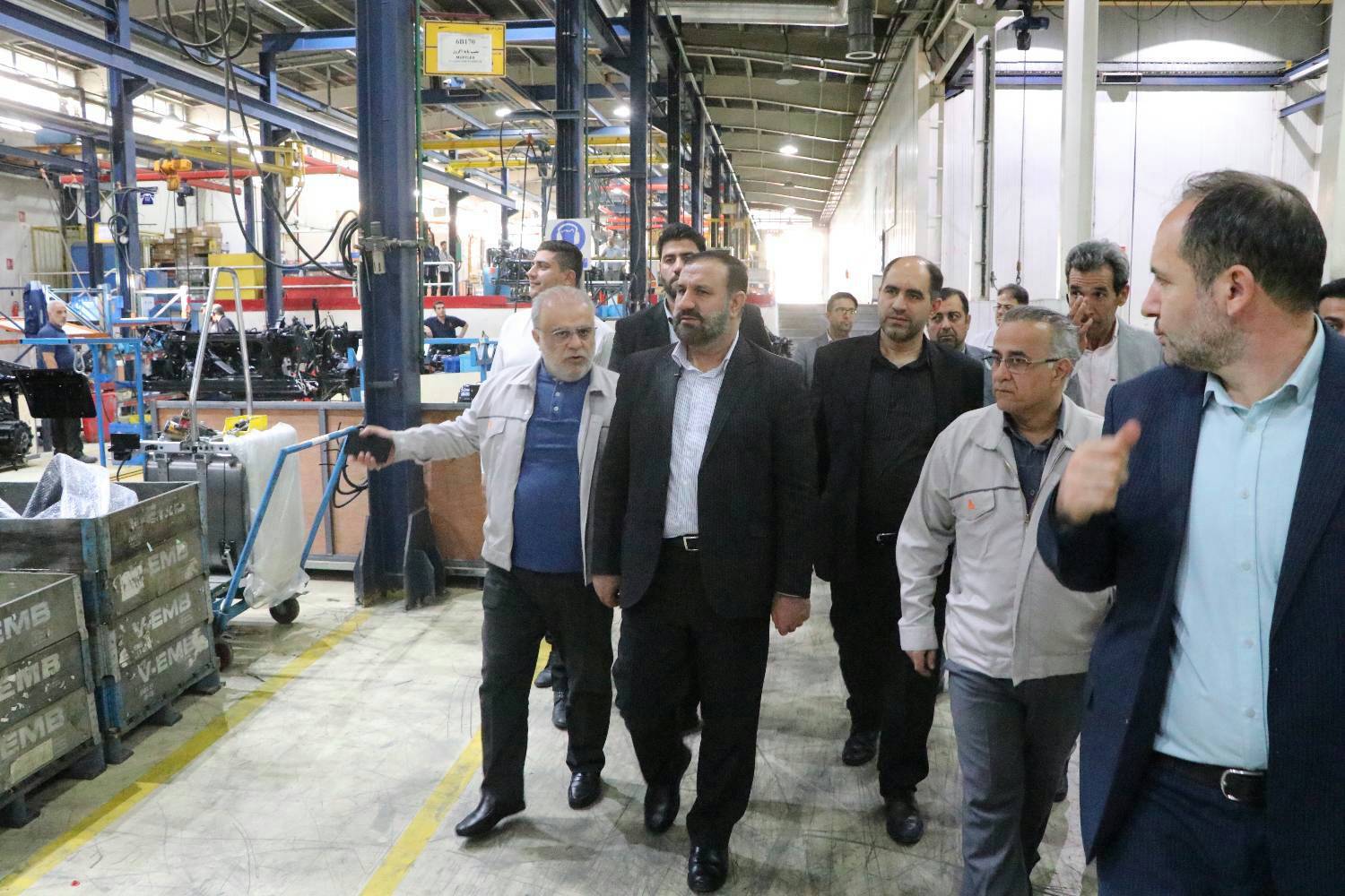 بازدید دادستان تهران از دو کارخانه لبنیات پاک و سایپا دیزل