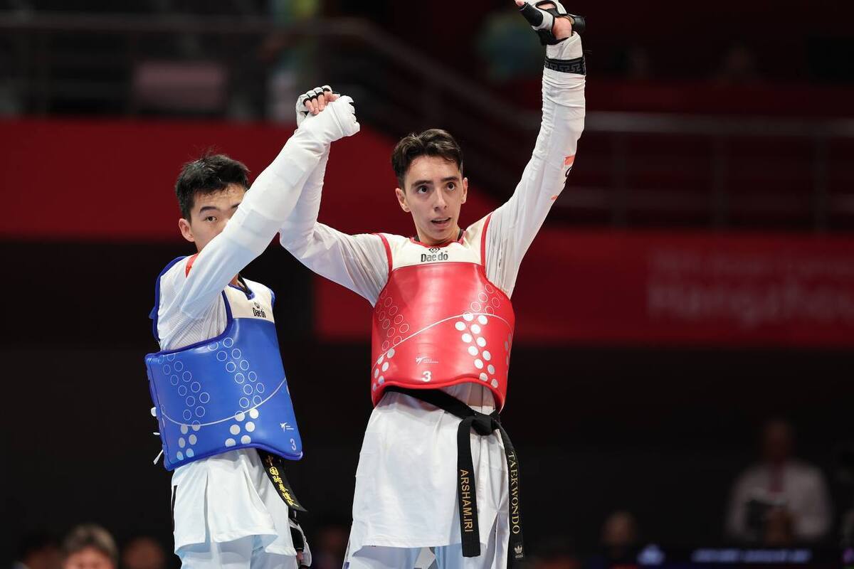 بازی‌های آسیایی هانگژو| حاج‌موسایی به مدال نقره تکواندو بسنده کرد