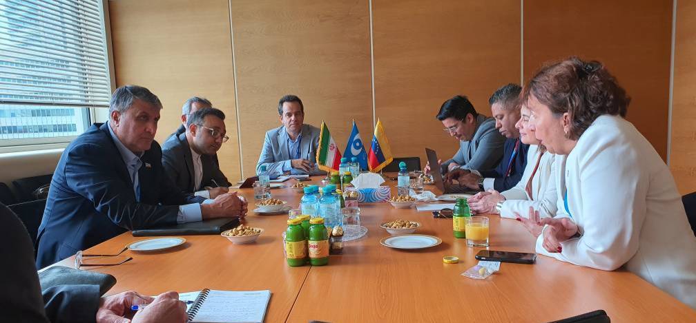 دیدارهای دوجانبه رئیس سازمان انرژی اتمی با نمایندگان هیئت‌های چین و ونزوئلا