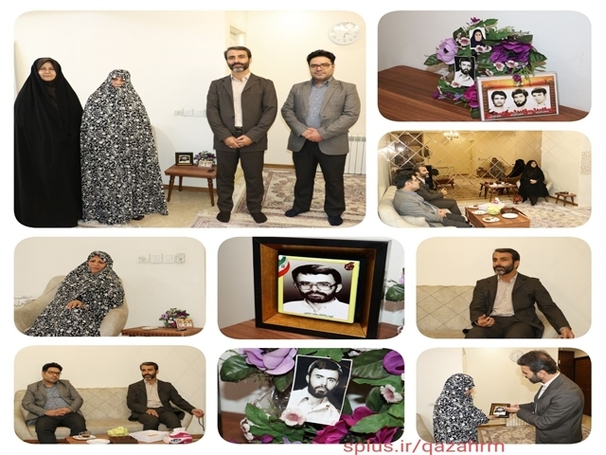 مدیر امور ایثارگران قوه قضاییه با خانواده دارای چهار شهید انقلاب اسلامی و دفاع مقدس دیدار کرد