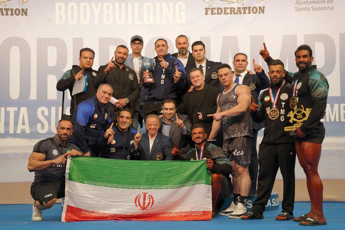 تیم ملی پرورش‌اندام ایران با ۹ طلا، ۵ نقره و ۹ برنز قهرمان جهان شد