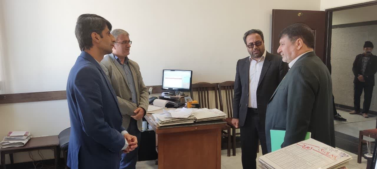 رئیس کل دادگستری آذربایجان‌شرقی از حوزه‌های قضایی آذرشهر، ممقان و ایلخچی بازدید کرد