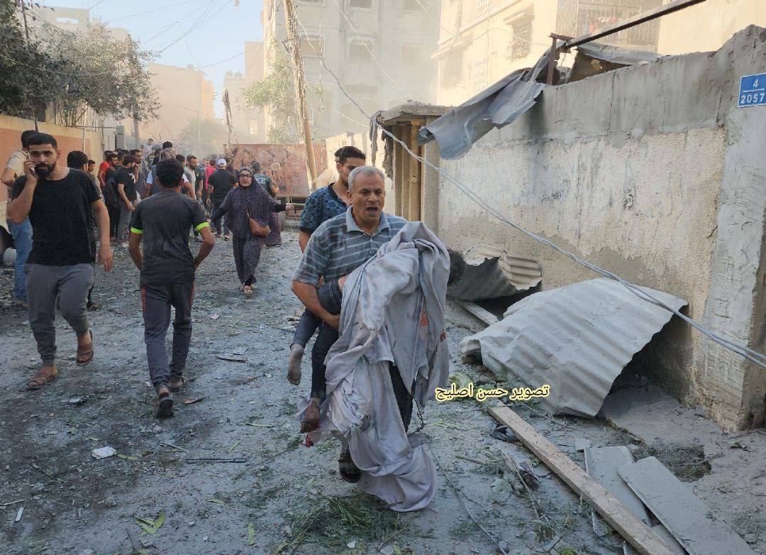 تداوم بمباران بیمارستان‌ها و مراکز درمانی در غزه/ هلال احمر فلسطین: آتش‌بس بشردوستانه ضروری است