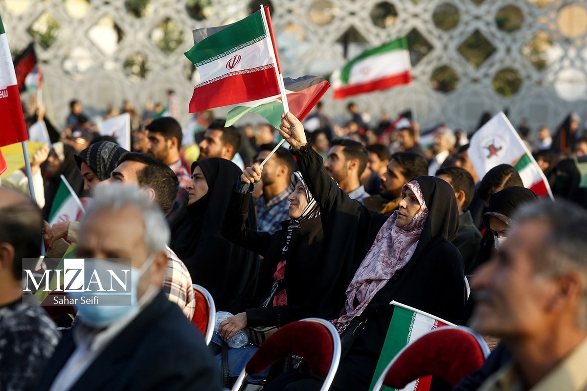 برگزاری تجمع هیئت‌های رزمندگان، ایثارگران و مدافعان حرم در حمایت از مردم فلسطین