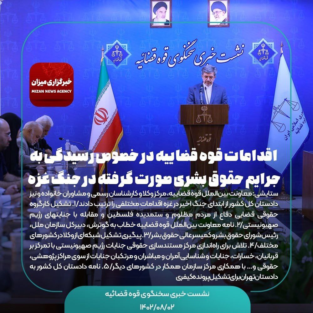 اظهارات سخنگوی قوه قضاییه در نشست خبری با اصحاب رسانه(۱۴۰۲/۰۸/۰۲)