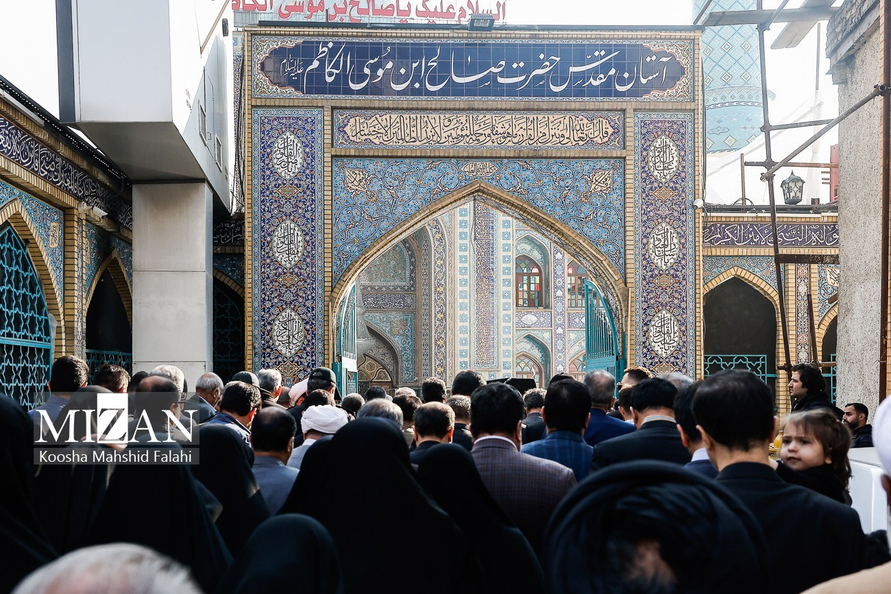 مراسم تشییع و تدفین پیکر همسر رئیس دیوان عالی کشور برگزار شد