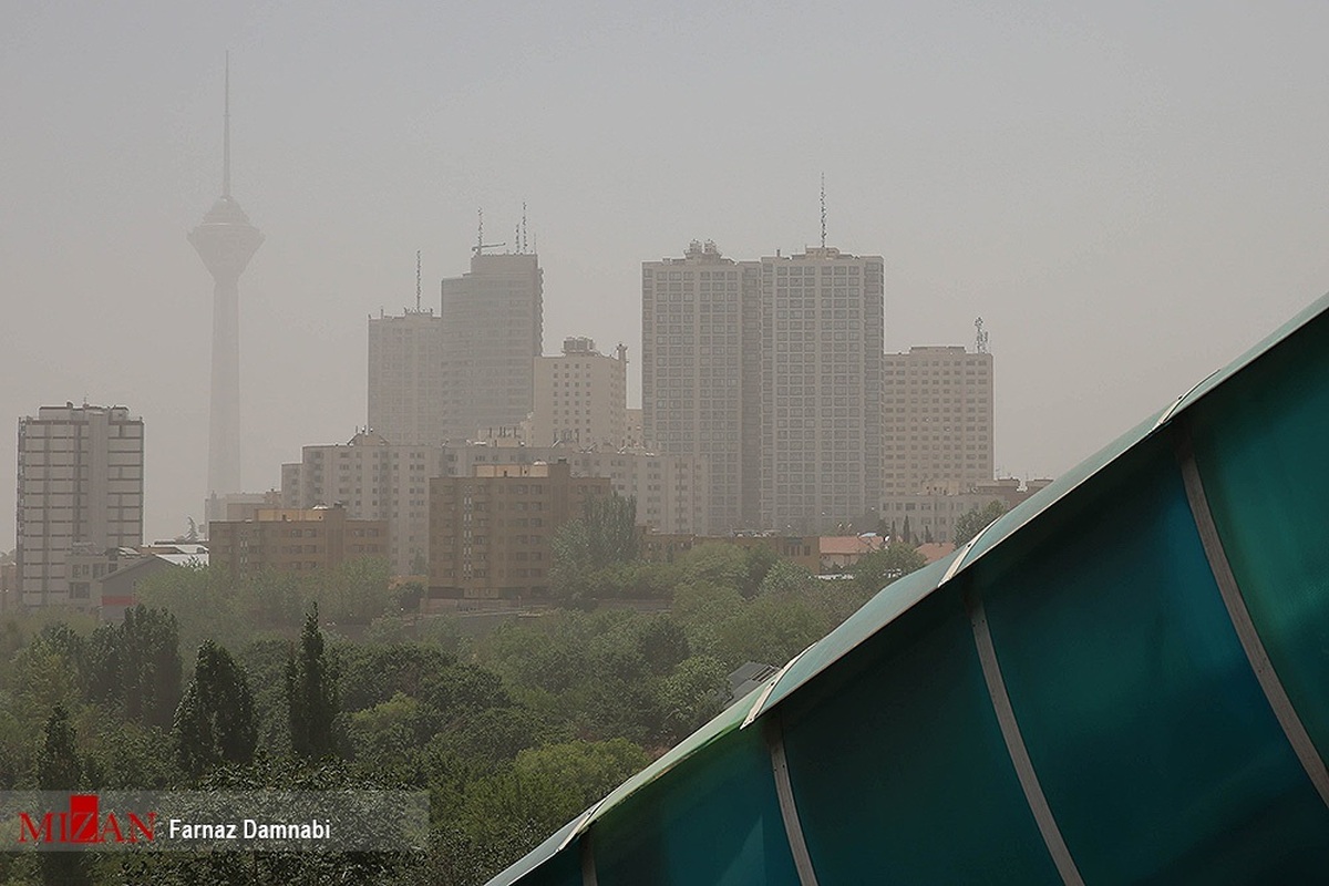 تداوم آلودگی هوای تهران برای گروه‌های حساس/ ۱۵ ایستگاه در وضعیت قرمز