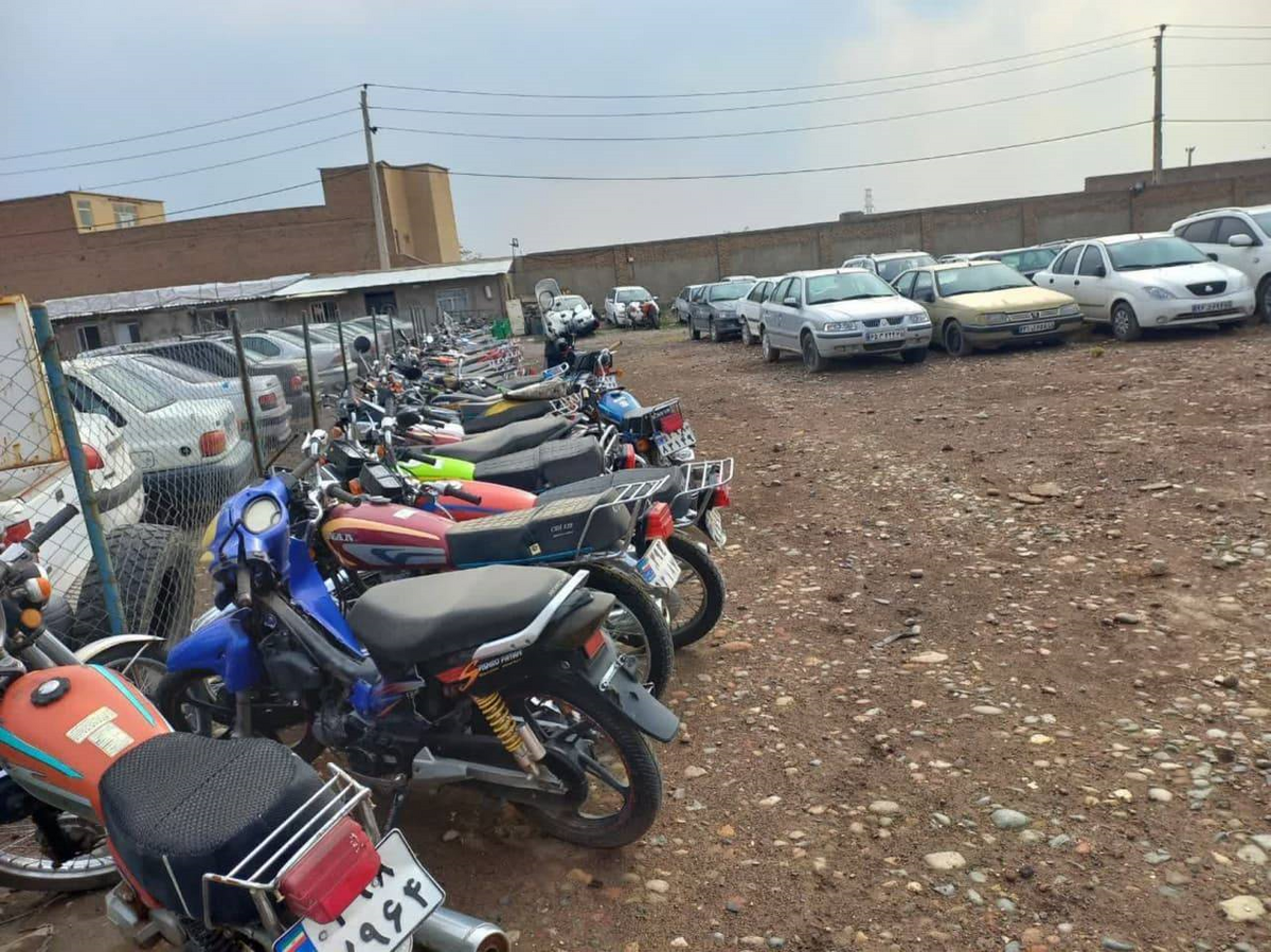 ۳ هزار دستگاه خودرو و موتورسیکلت رسوبی در پارکینگ‌های استان آذربایجان‌شرقی وجود دارد