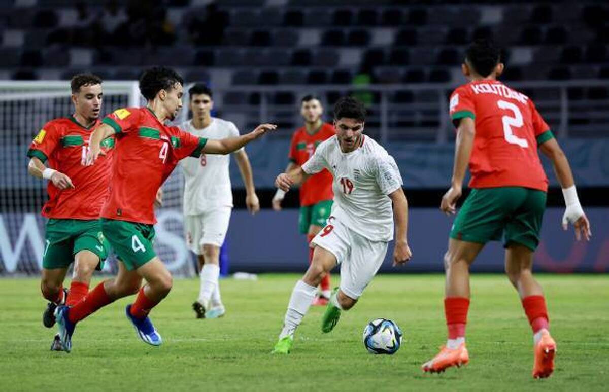 جام جهانی فوتبال زیر ۱۷ سال| تساوی بدون گل ایران و مراکش در نیمه نخست