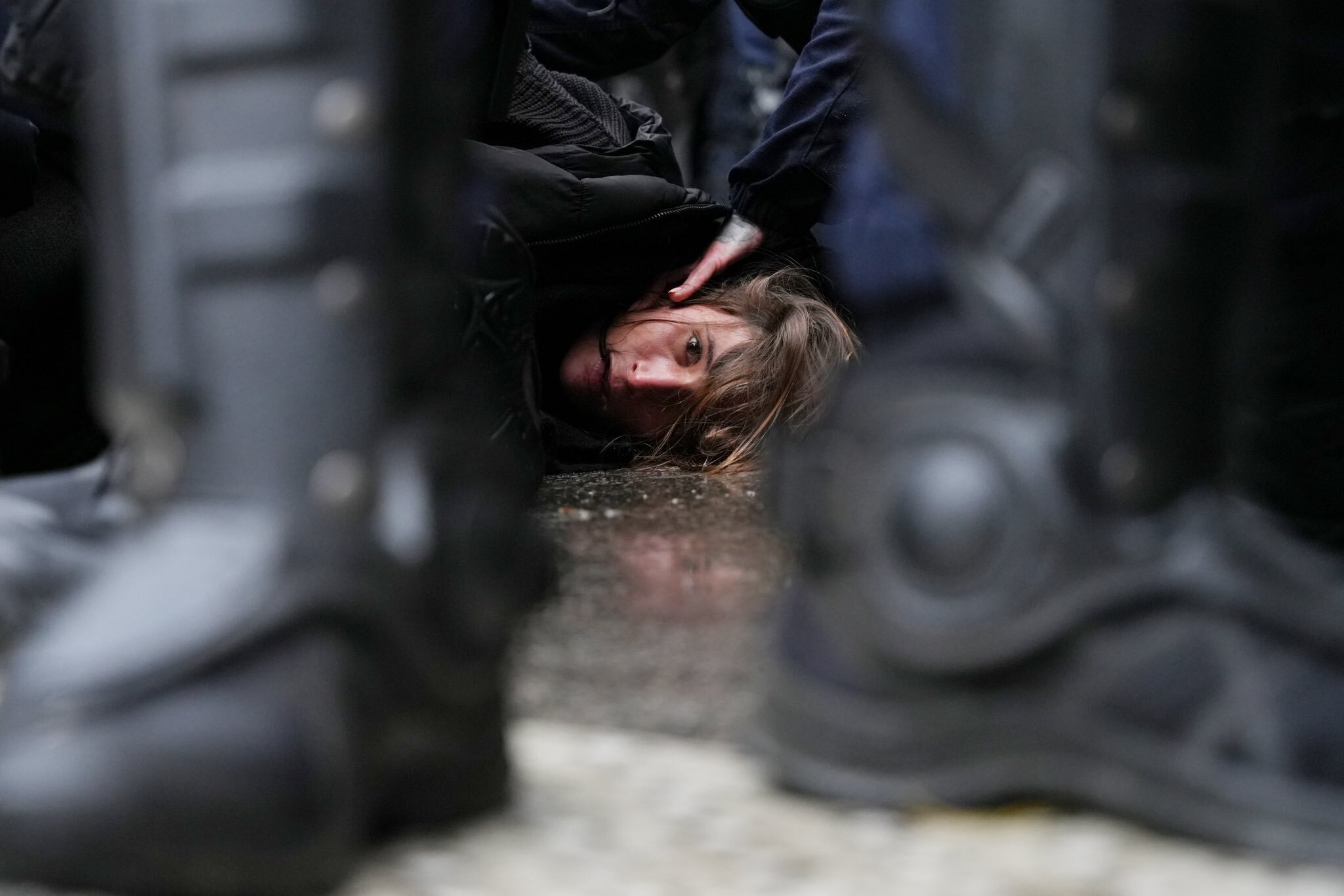 خشونت پلیس علیه اعتراضات حامی فلسطین در کشورهای غربی