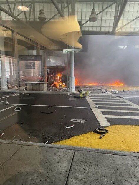 انفجار خودرو در مرز آمریکا- کانادا