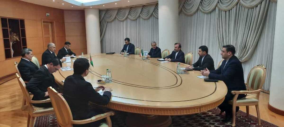 دیدار معاون امور حقوقی و بین‌المللی وزارت خارجه با وزیر خارجه ترکمنستان