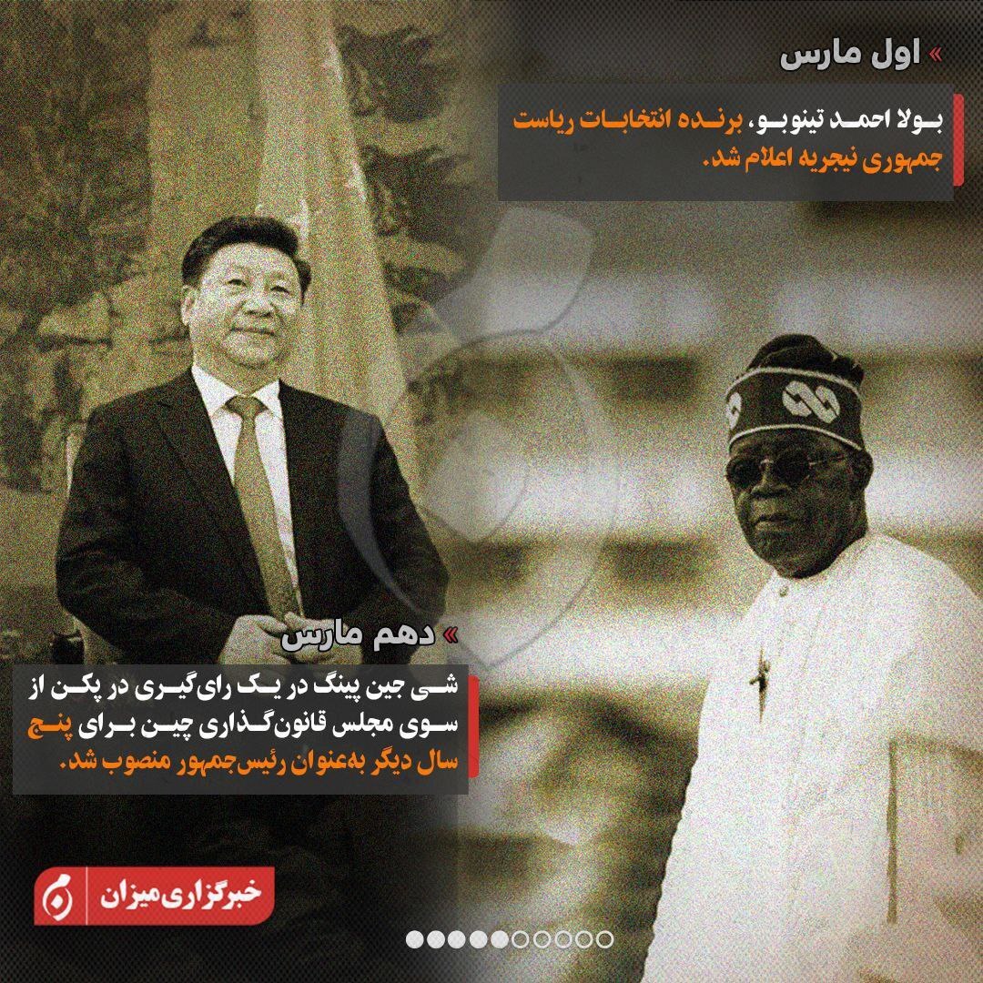 اینفوگرافیک | مروری بر رویداد‌های سیاسی جهان در سال ۲۰۲۳