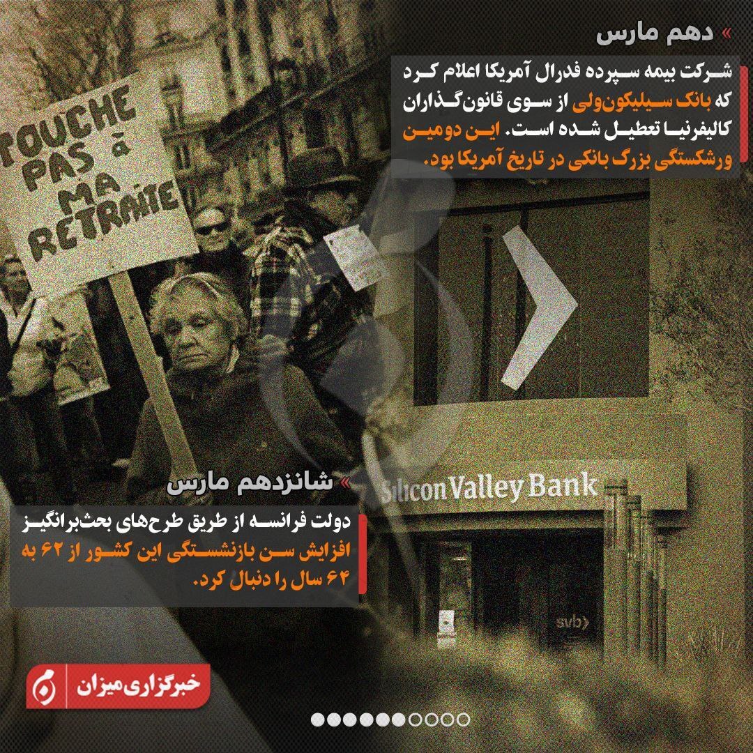 اینفوگرافیک | مروری بر رویداد‌های سیاسی جهان در سال ۲۰۲۳