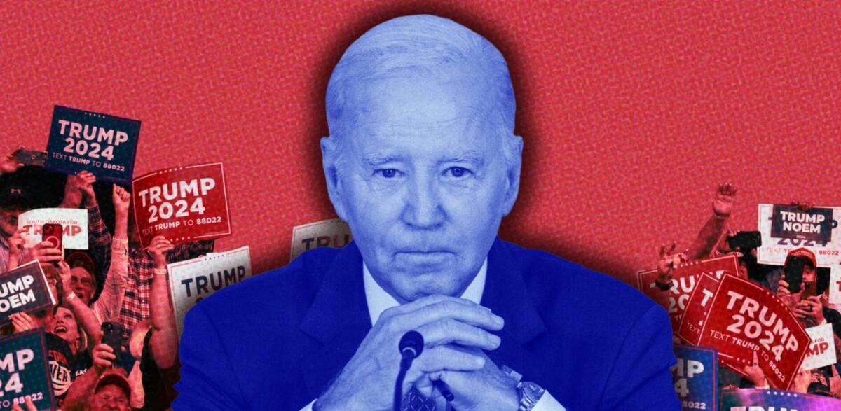 نتایج نظرسنجی‎های انتخاباتی در آمریکا؛ جو بایدن در مسیر سقوط آزاد؟