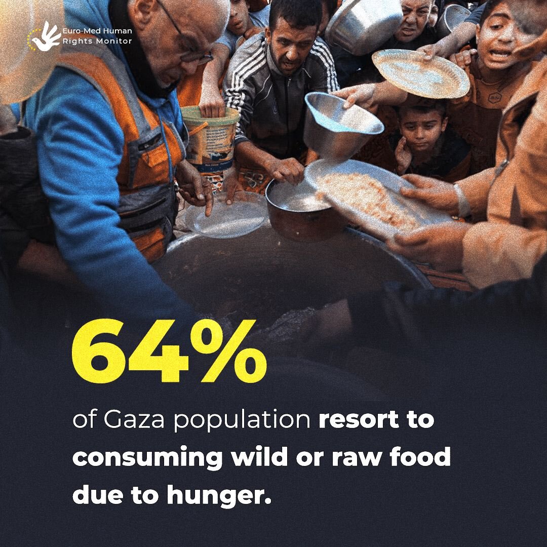 ۹۸ درصد از ساکنان غزه غذای کافی دریافت نمی‌کنند
