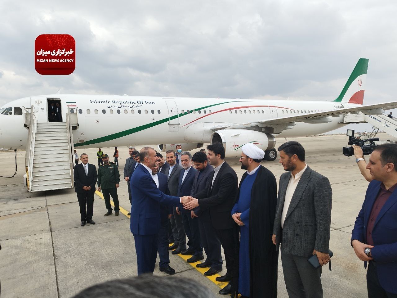 امیرعبداللهیان وارد دمشق شد